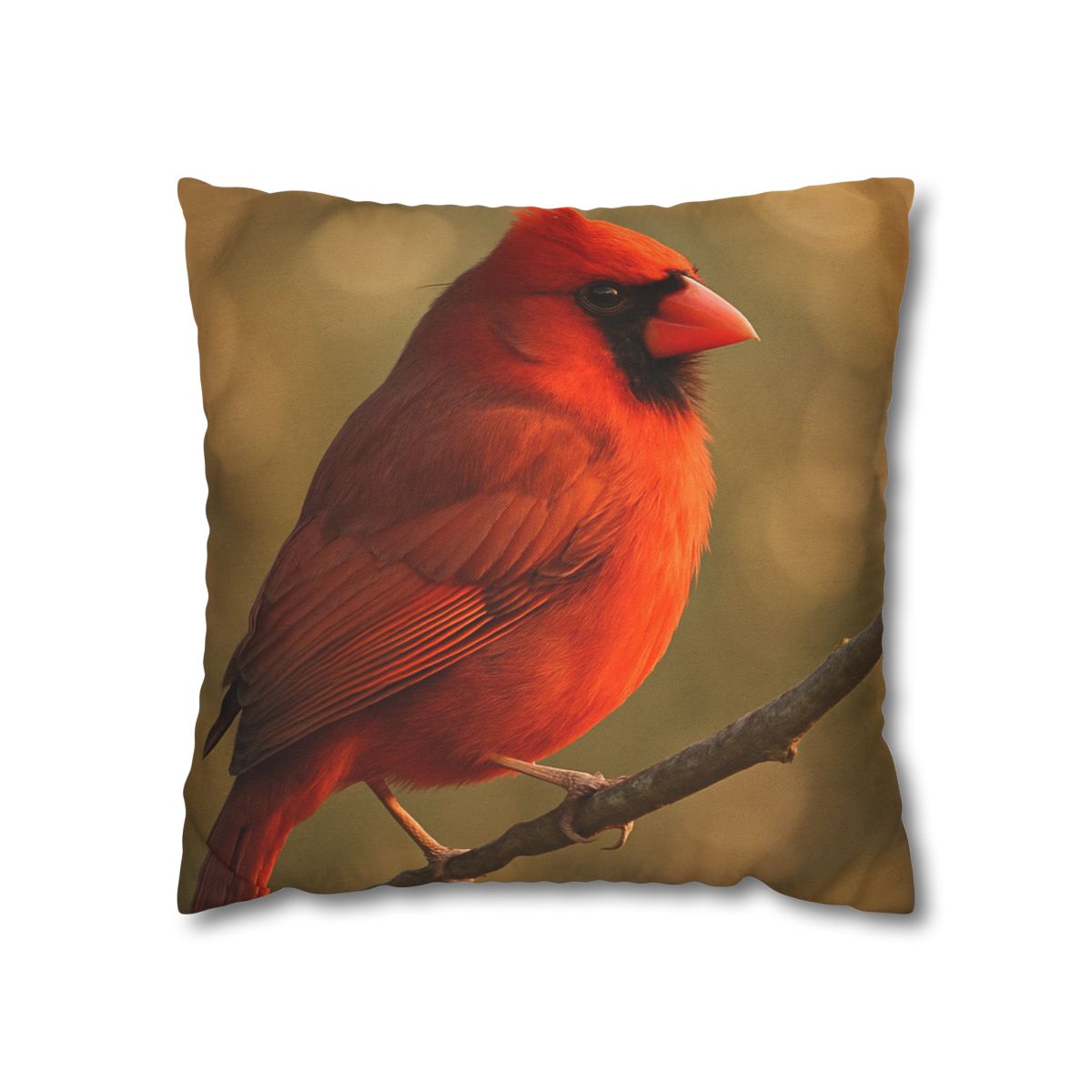 Crimson Pulse Northern Cardinal trendy patterned pillow cases