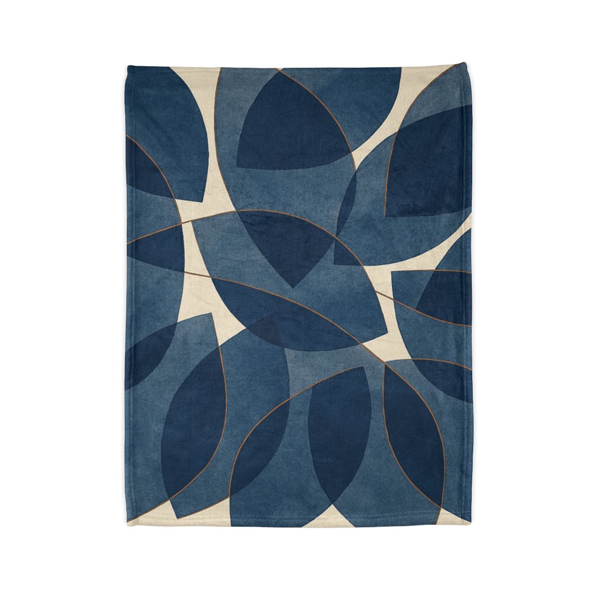 Petal Overlay Mosaic personalized cozy blankets