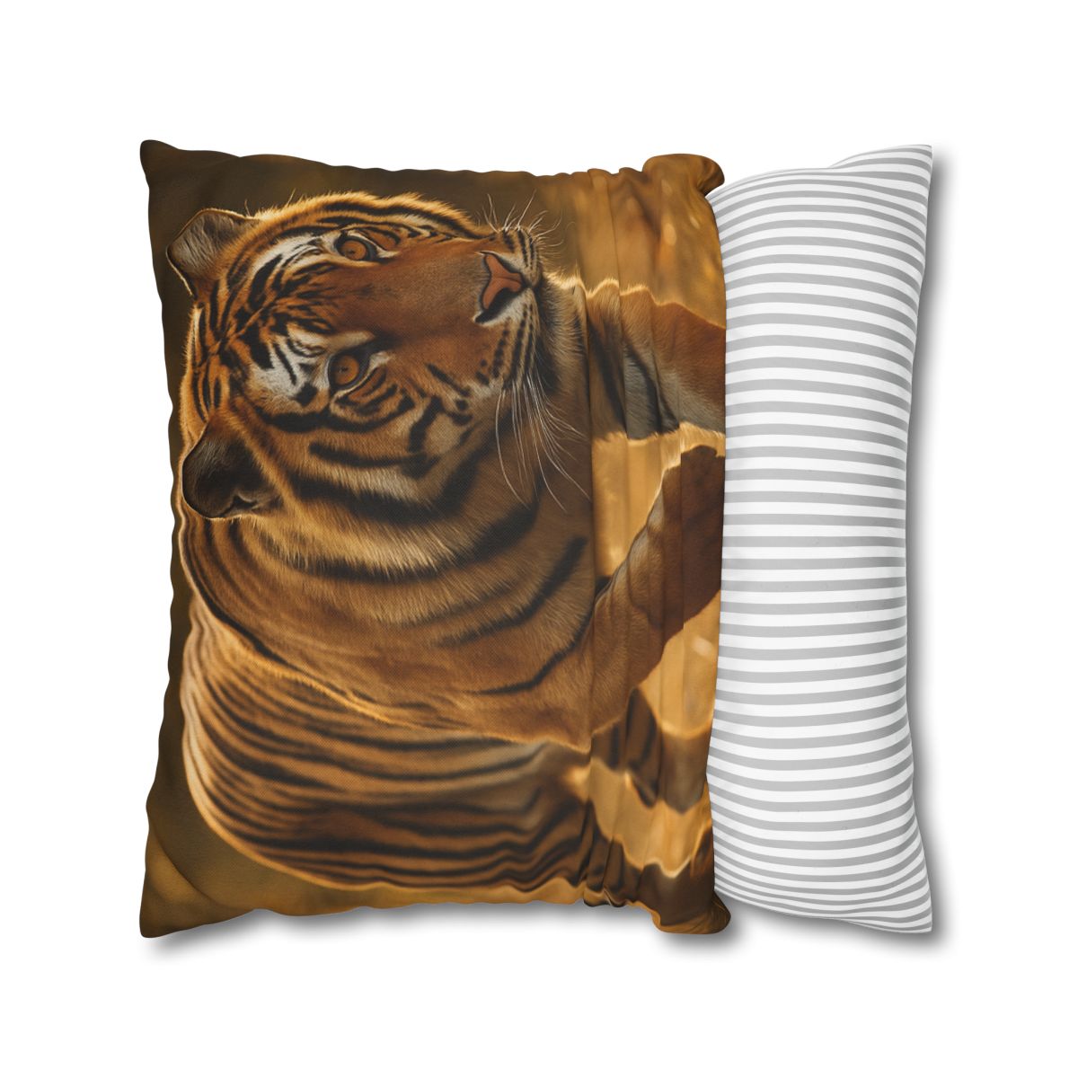 Forest Stalker Bengal Tiger soft cotton pillow cases