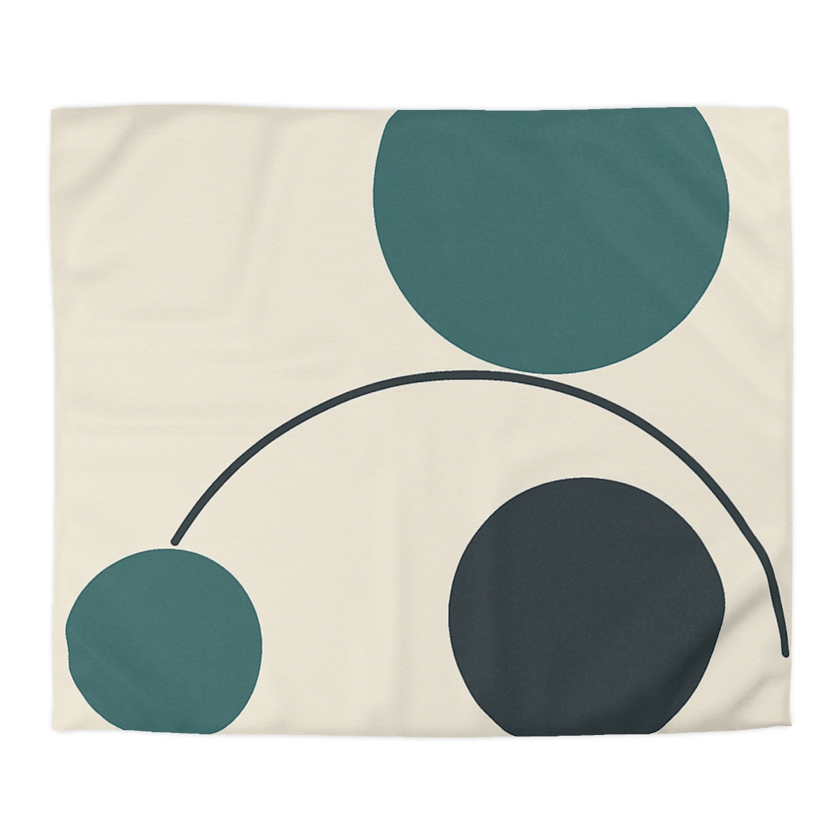 Offset Trio With Subtle Arc soft comforter duvets