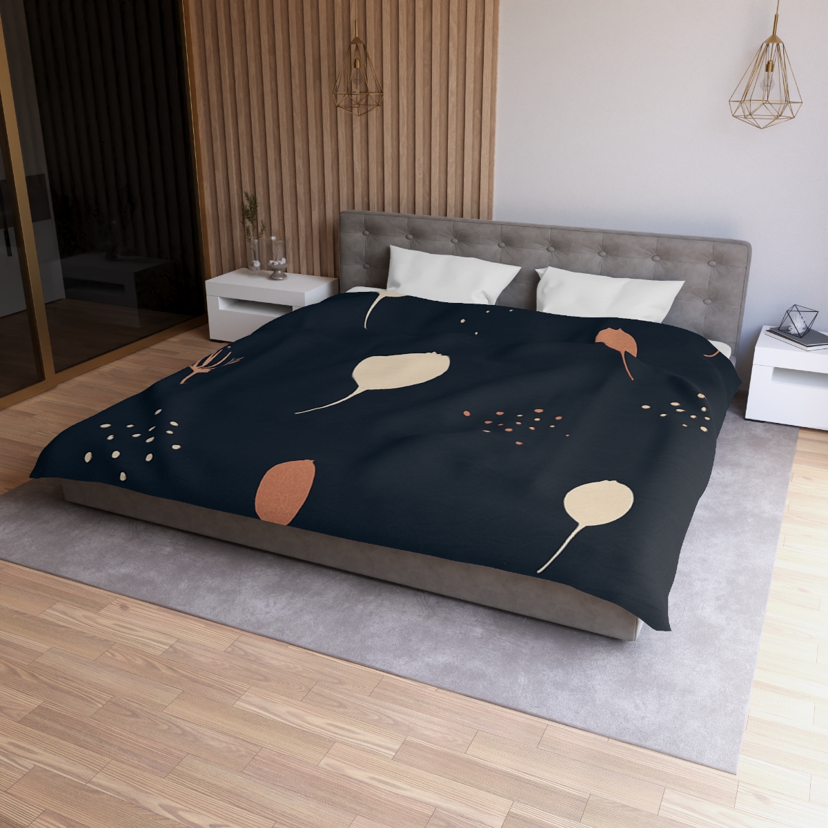 Seed Pod Constellation Scatter personalized bedding duvets