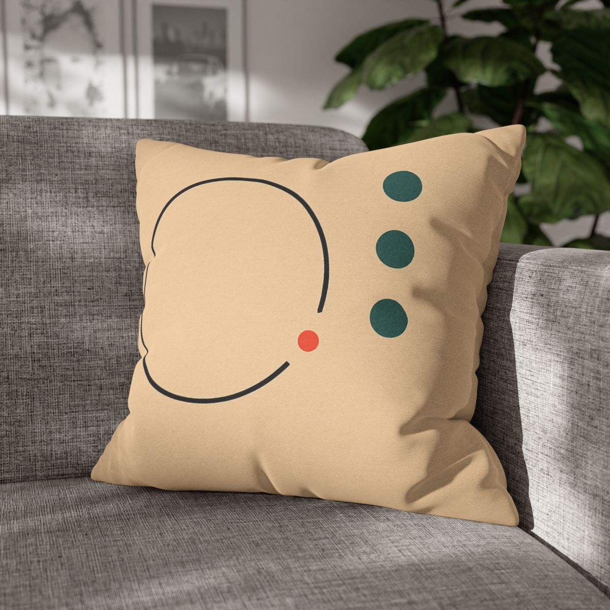 Broken Ring With Offset Triplet custom pillow cases