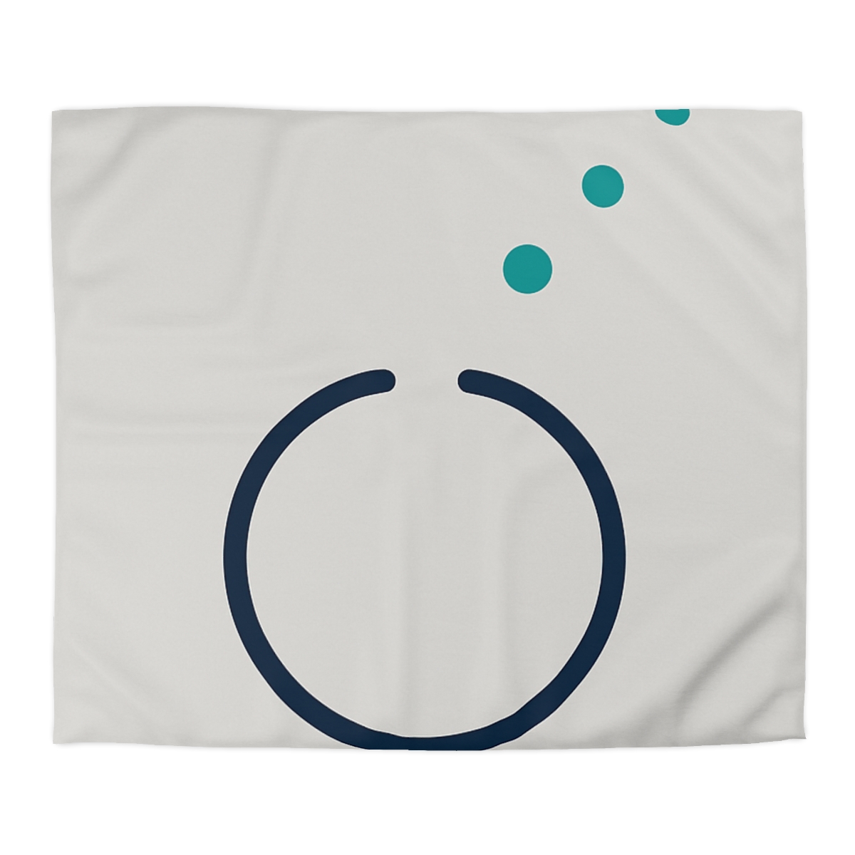 Split Ring And Ascending Dots warm winter duvets