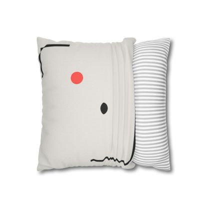 Nested Corner Frames With Two Dots trendy patterned pillow cases