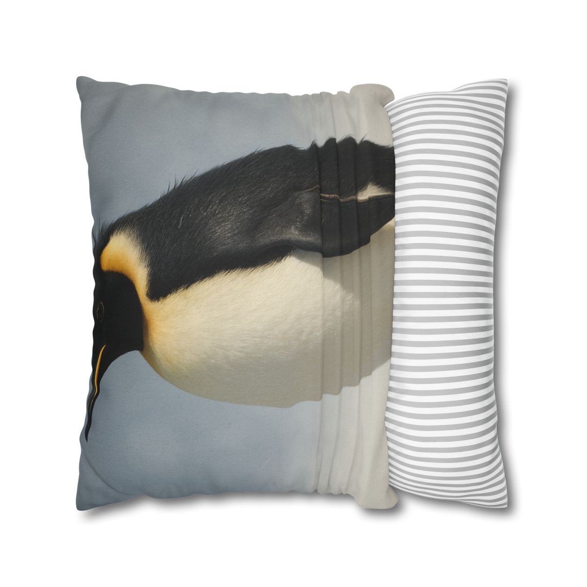Glacier Gleam Emperor Penguin designer print pillow cases