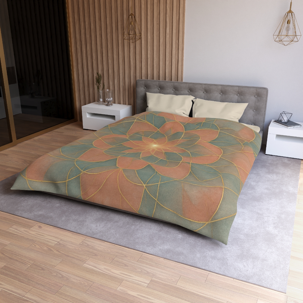 Petal Orbit Lattice trendy bedroom duvets