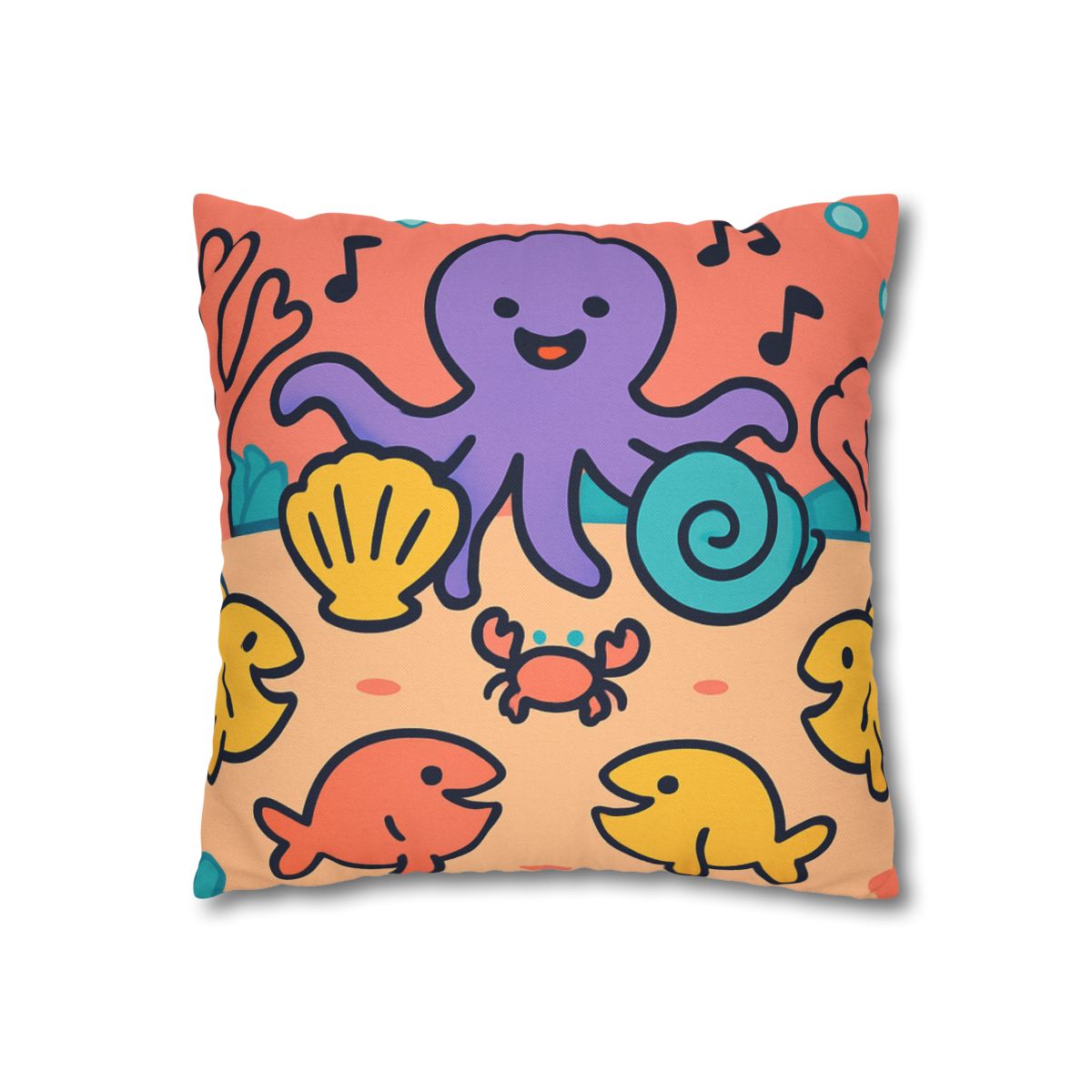 Coral Concert Undersea custom pillow cases