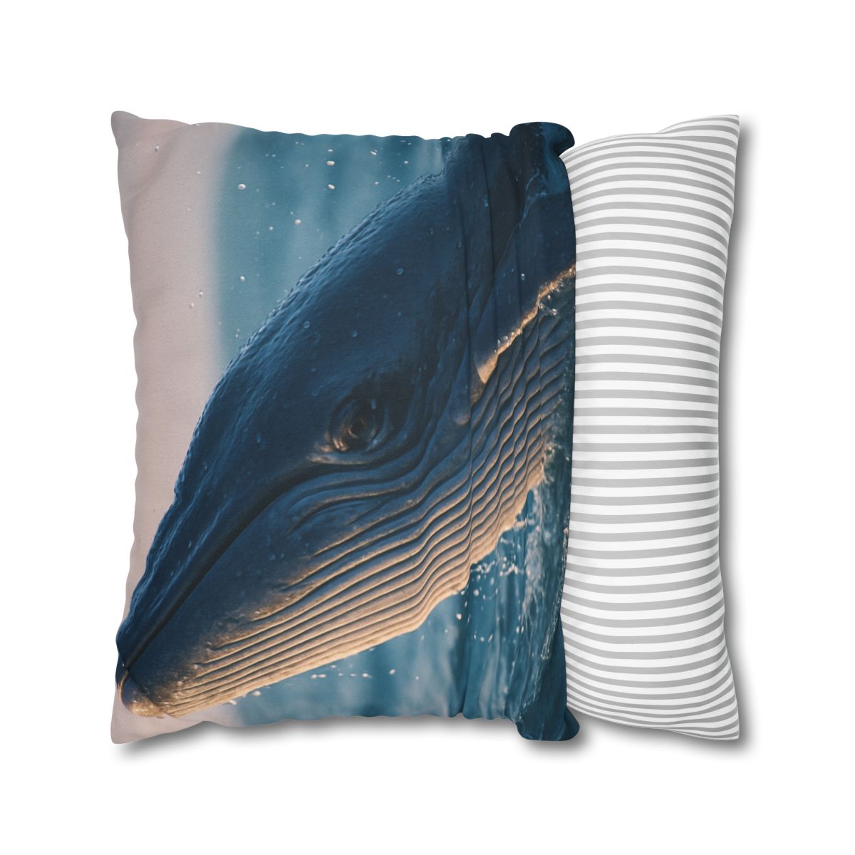Ocean Song Blue Whale trendy patterned pillow cases