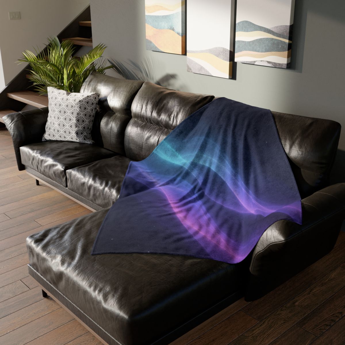 Prismatic Ion Veil Drift warm winter blankets