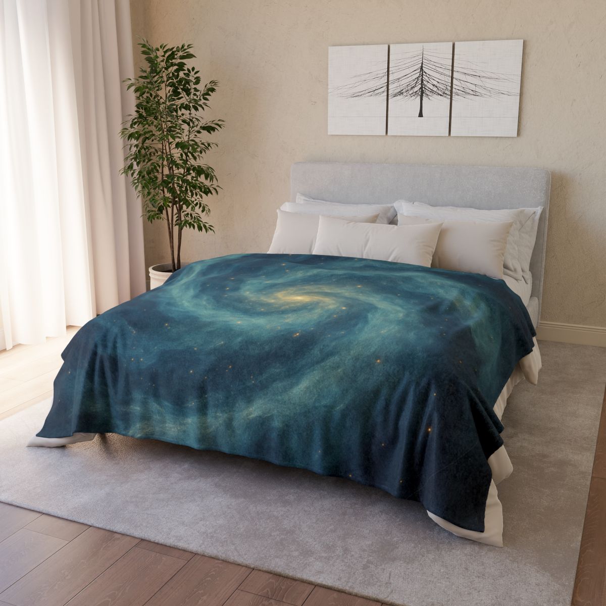 Nebula Spiral Tapestry personalized cozy blankets