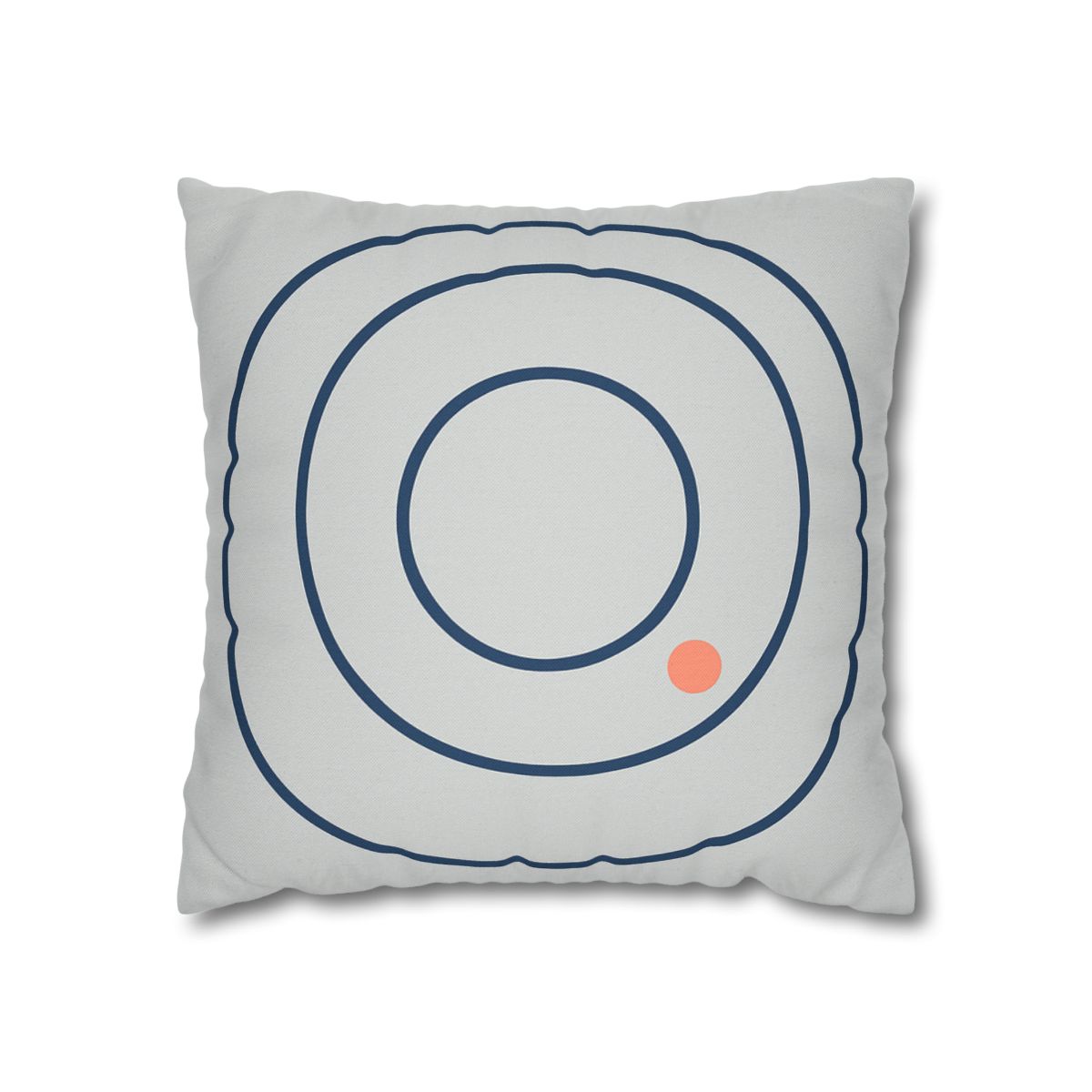 Three Calm Rings With Accent Dot trendy patterned pillow cases