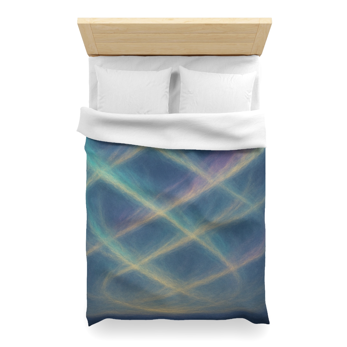 Aurora Lattice Horizon custom duvets