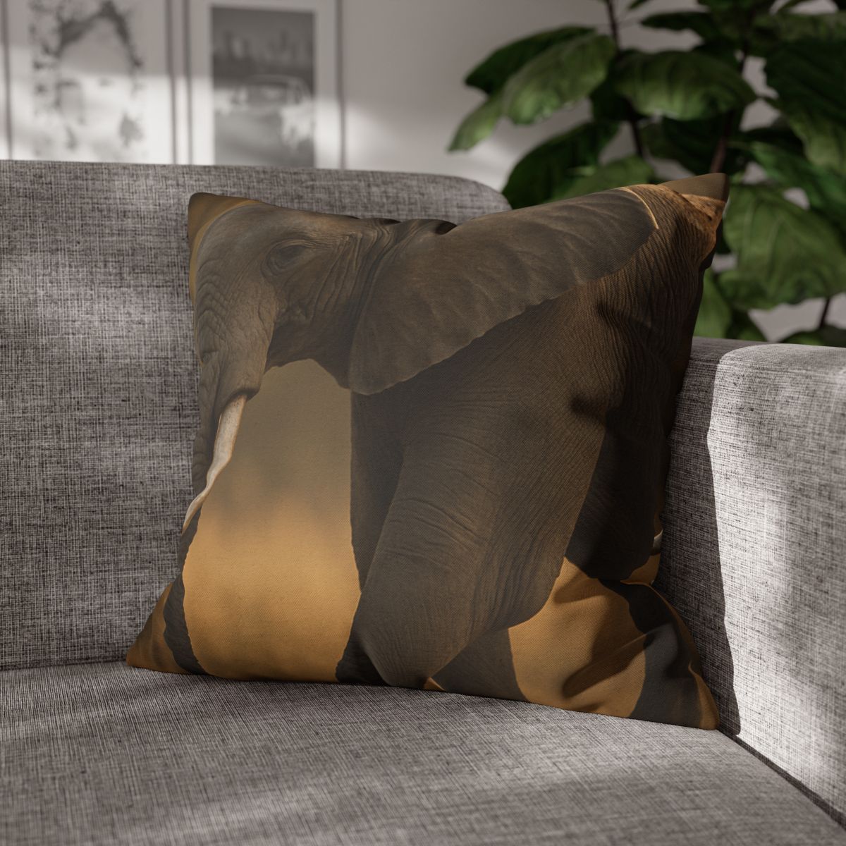 Savannah Sentinel Elephant unique gift pillow cases