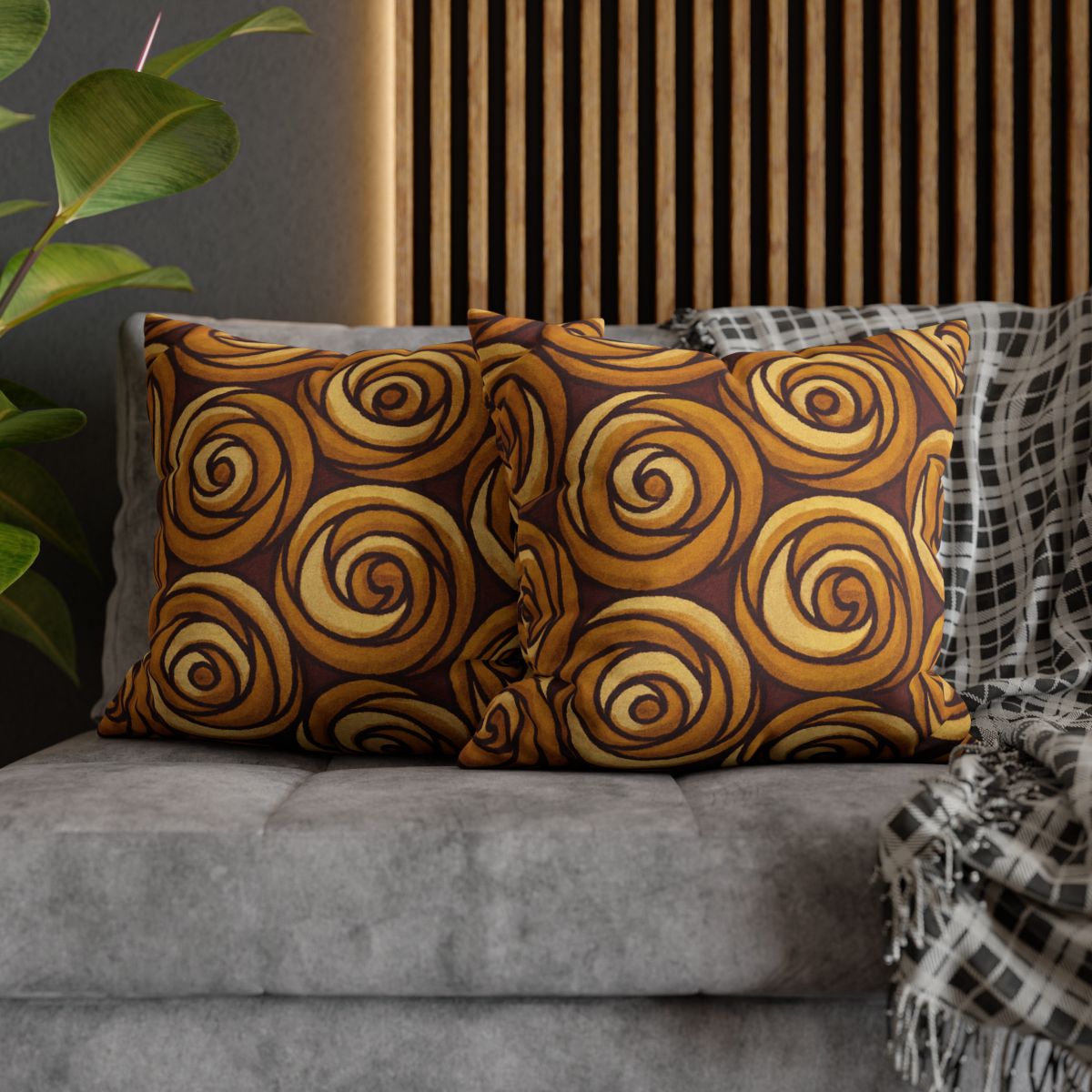Spiral Bud Tessellation unique gift pillow cases