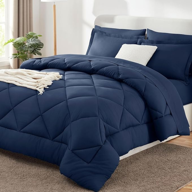 7 Pieces Comforter Set For All Seasons