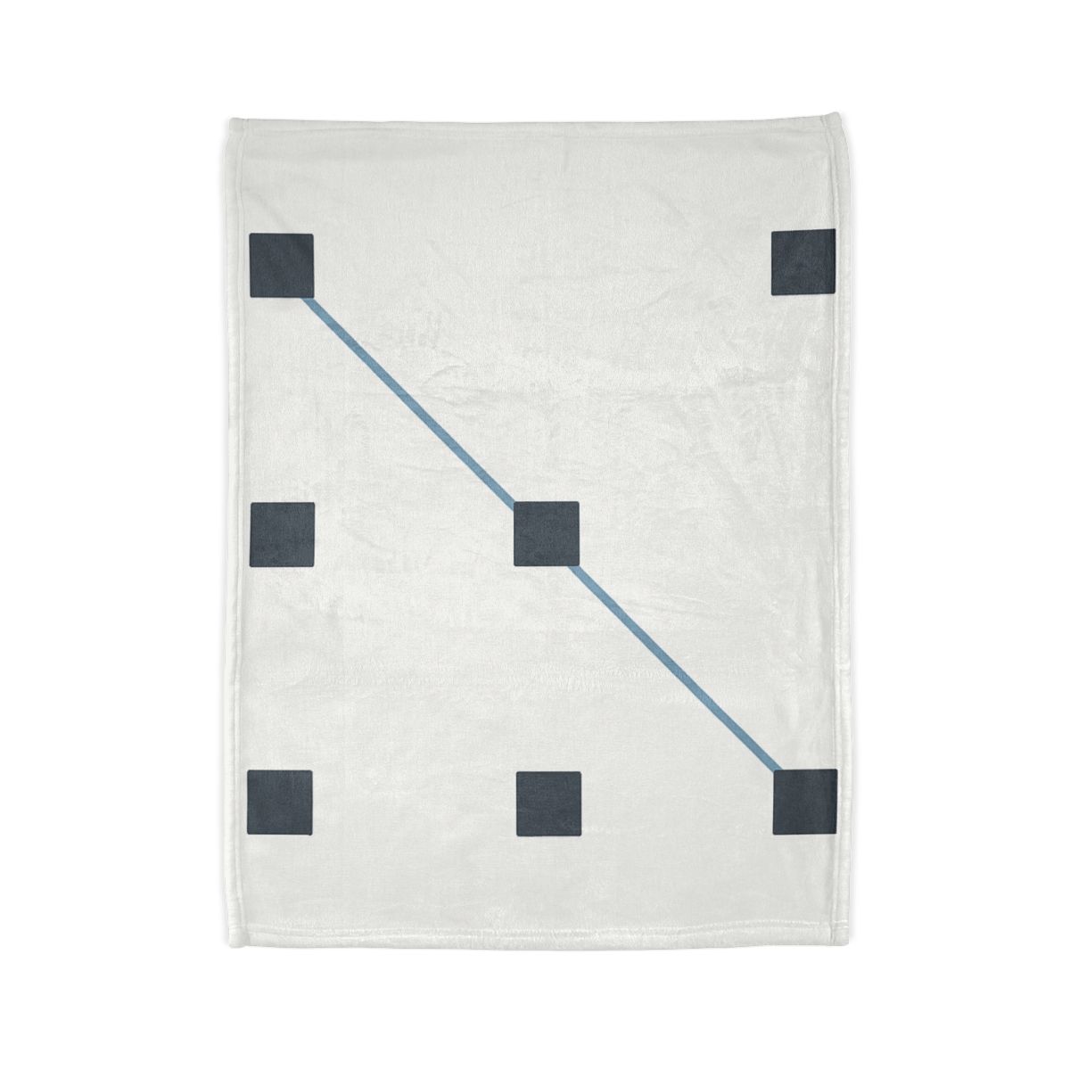 Diagonal Star Path Grid stylish throw blankets