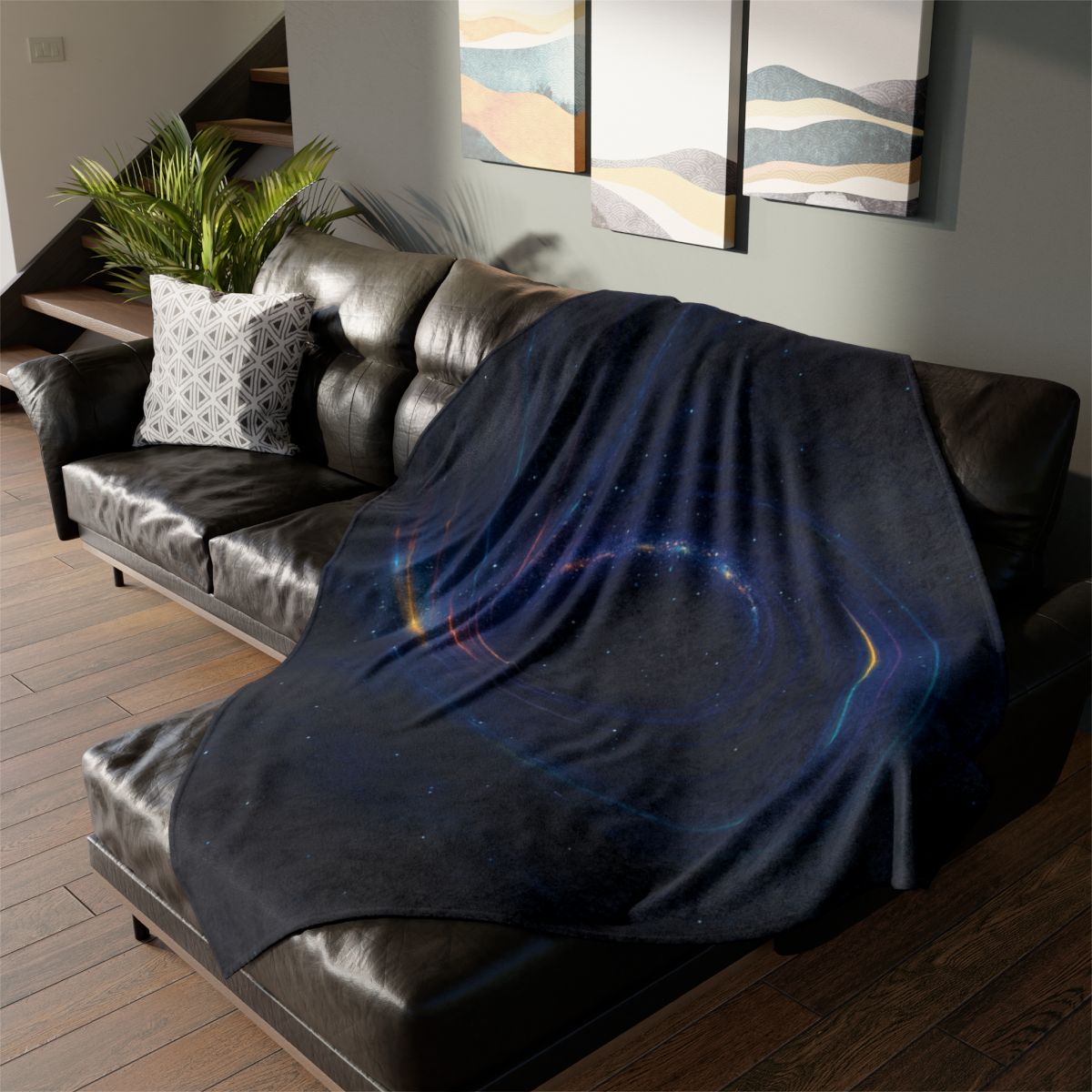 Prismatic Lensing Mirage decorative home blankets