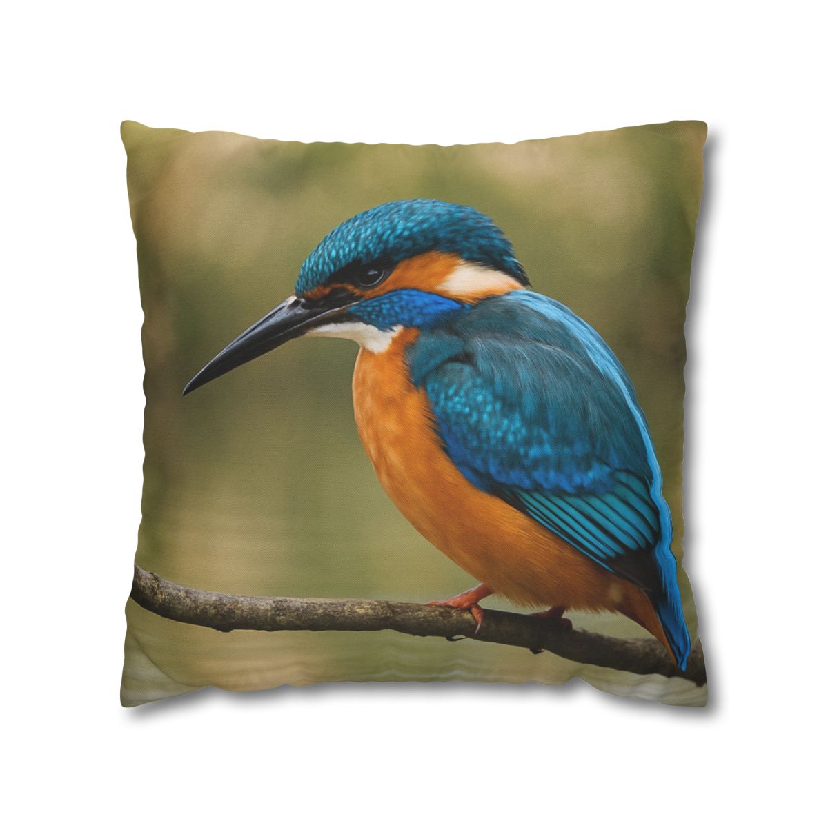 Crystal Dive Common Kingfisher trendy patterned pillow cases