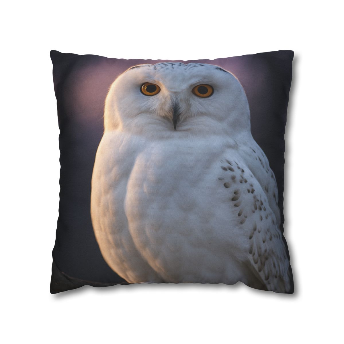 Twilight Watcher Snowy Owl unique gift pillow cases