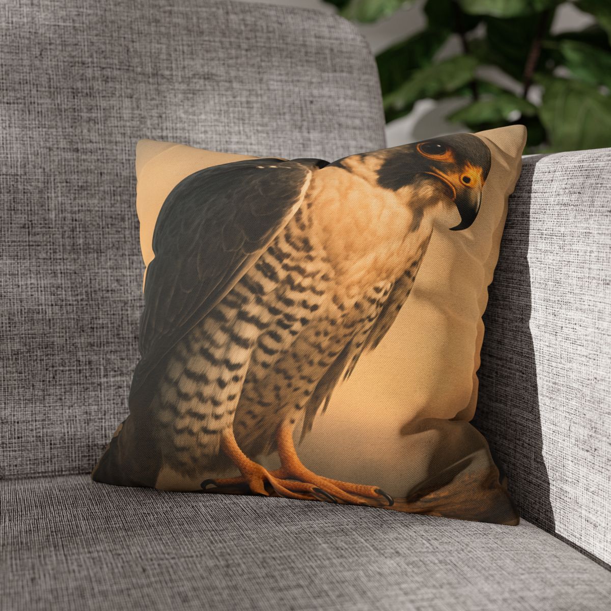 Solar Crest Peregrine Falcon trendy patterned pillow cases