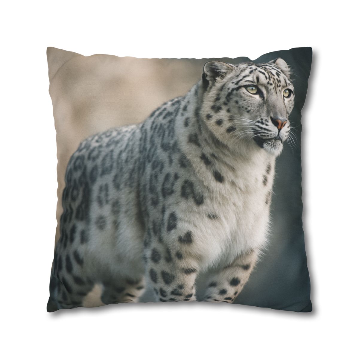 Mist Veil Snow Leopard comfortable bedding pillow covers