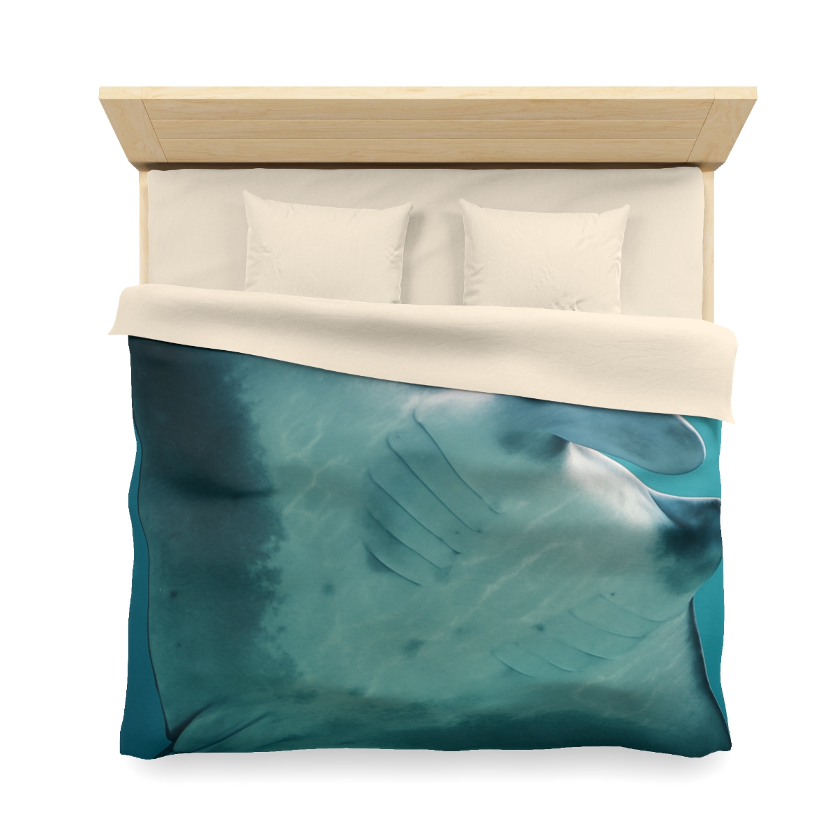 Silent Glide Manta Ray unique patterned duvets