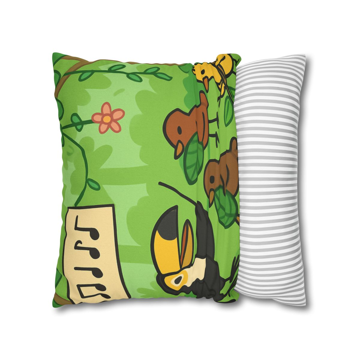 Rainforest Orchestra Of Birds stylish decorative pillowcases