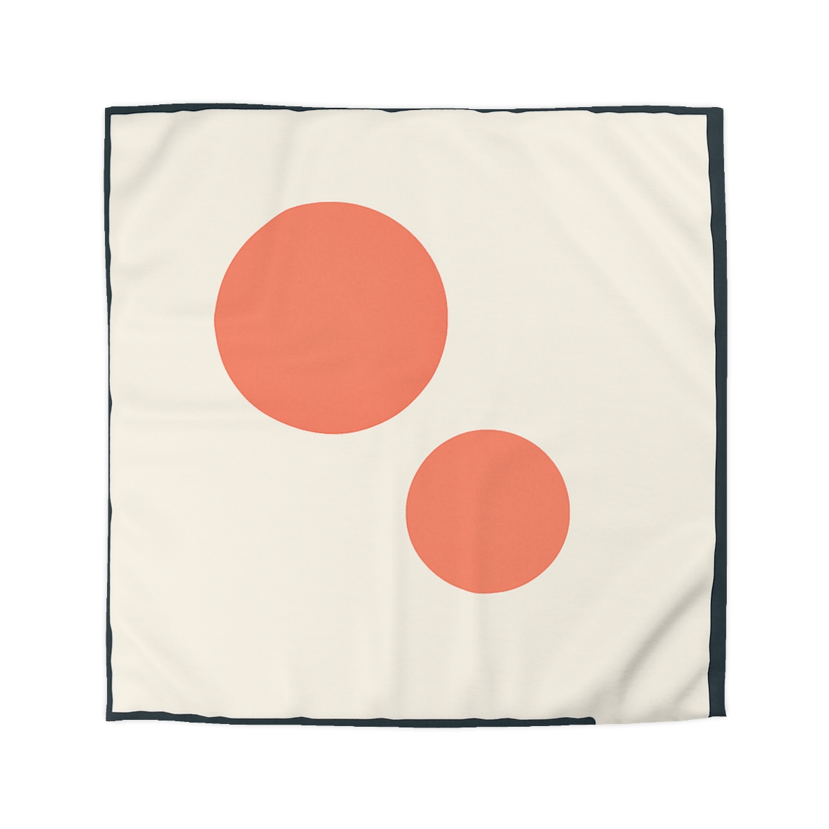 Asymmetric Frame Gap With Two Discs custom duvets