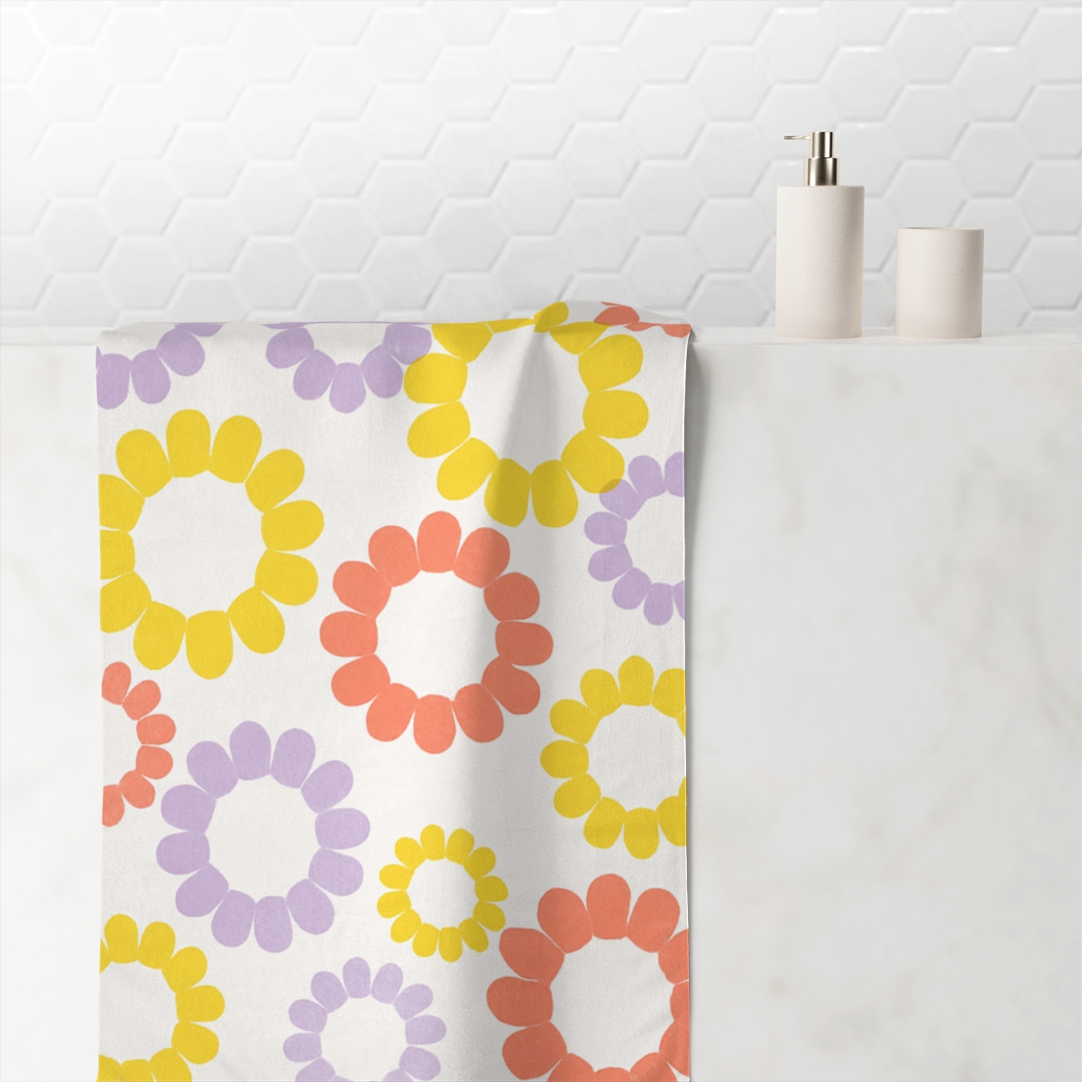 Bloom Orbit Carousel decorative home towels