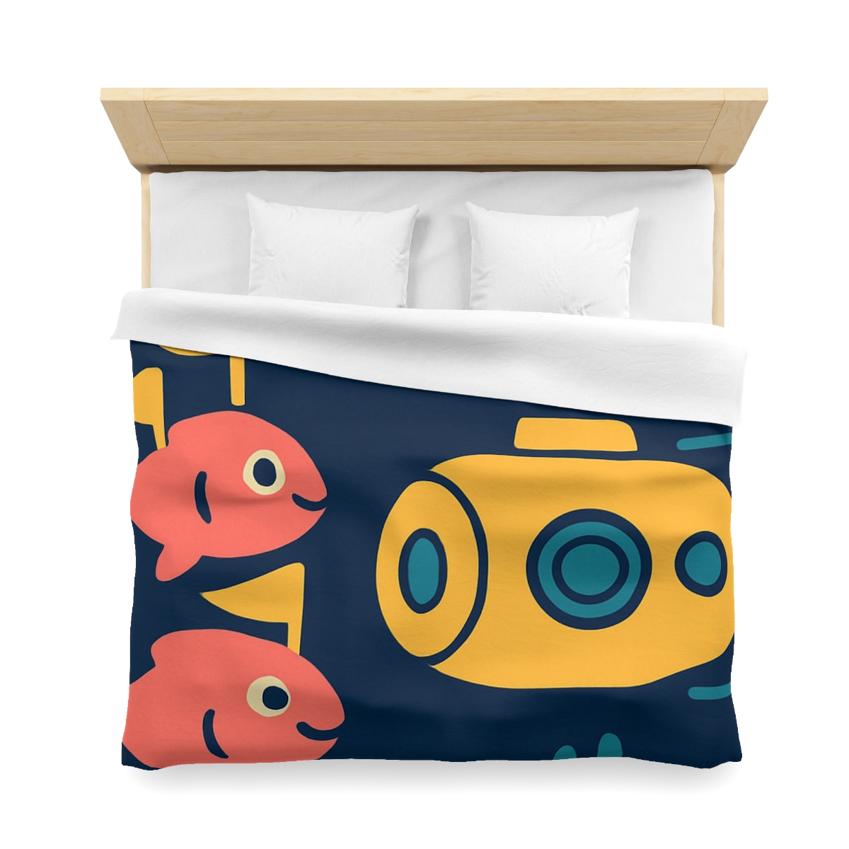 Submarine Comet Race personalized bedding duvets