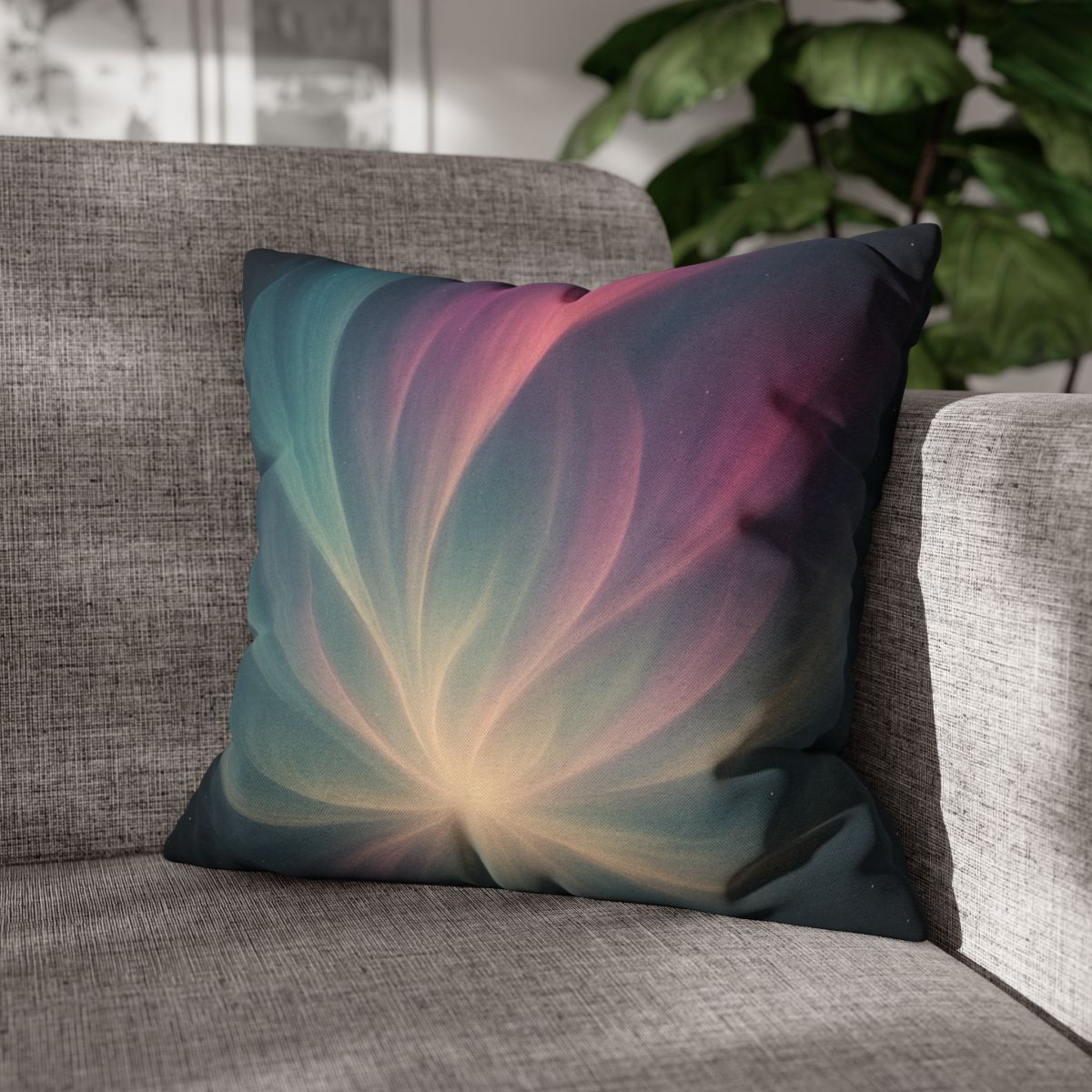 Aurora Nexus Bloom custom pillow cases