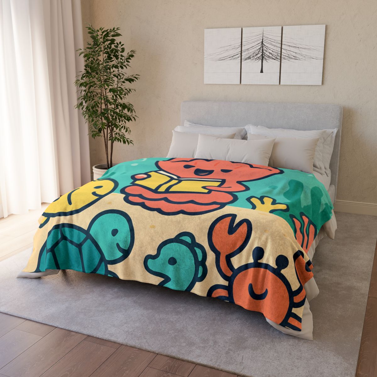 Bubble Reef Class decorative home blankets