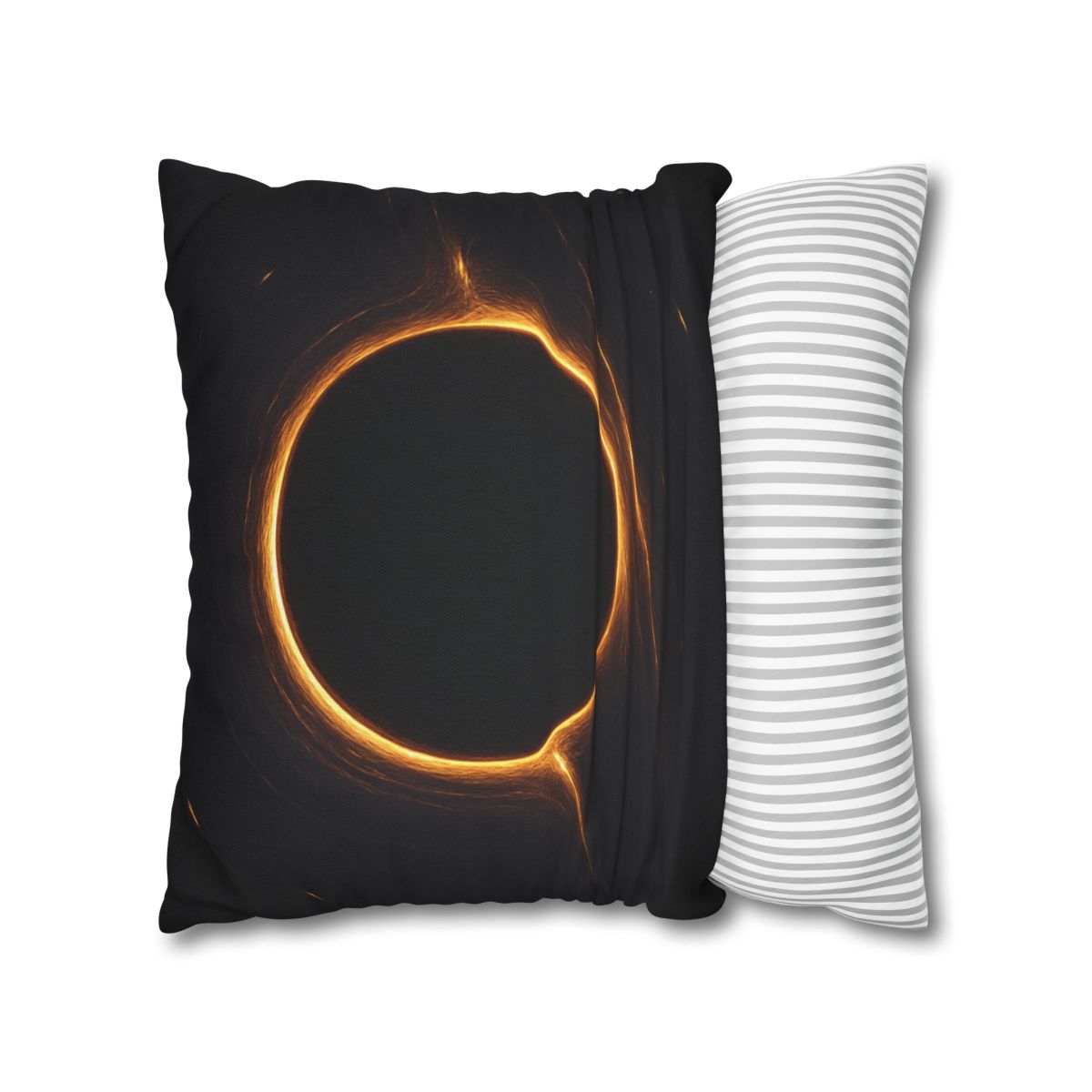 Black Hole Silhouette trendy patterned pillow cases