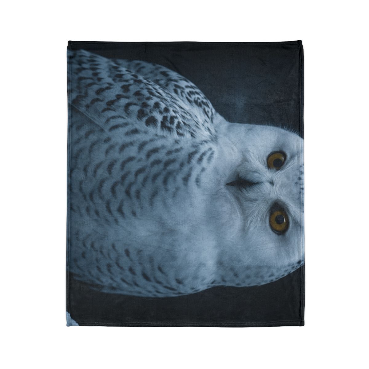 Midnight Watch Snowy Owl warm winter blankets