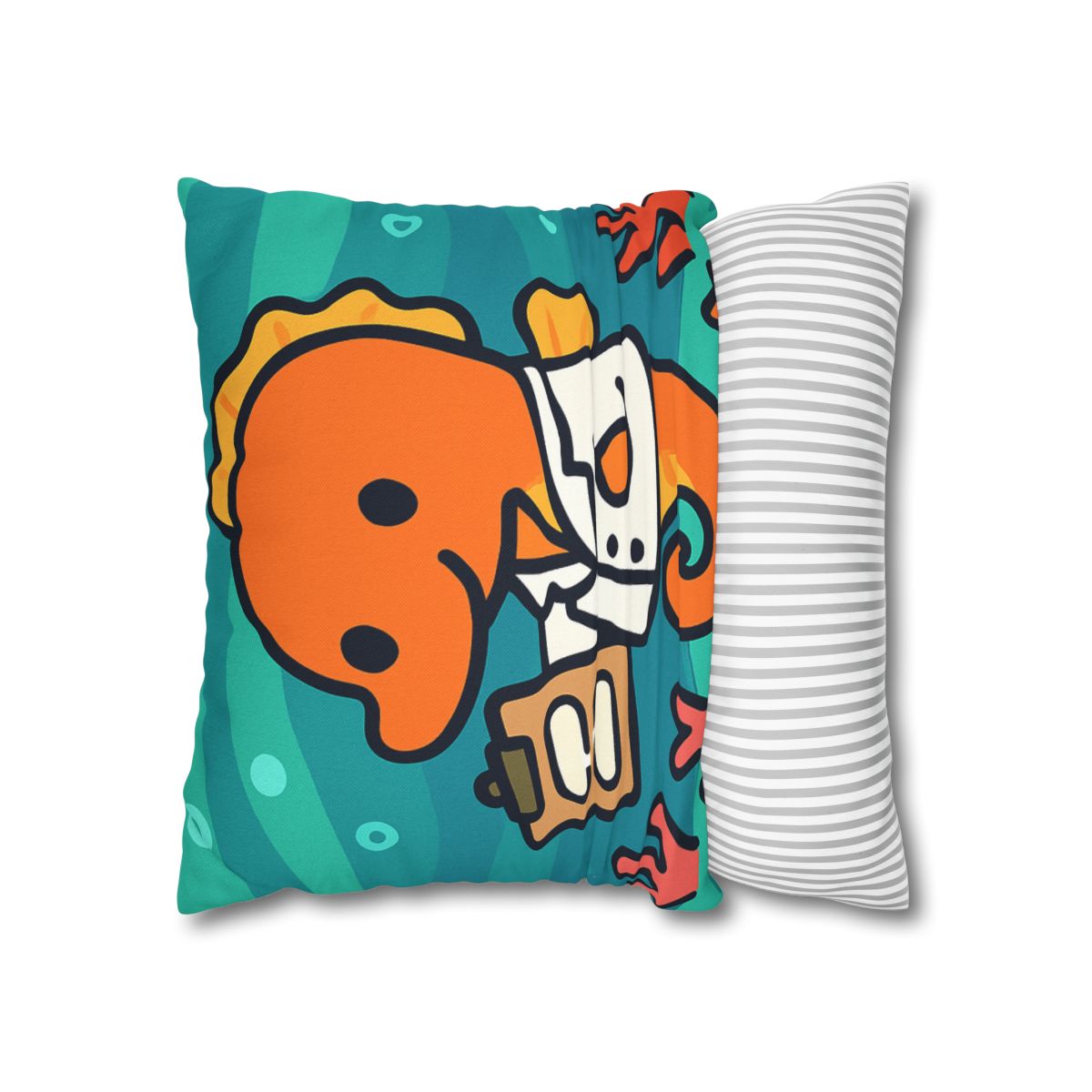 Aurora Reef Seahorse Scientist designer print pillow cases