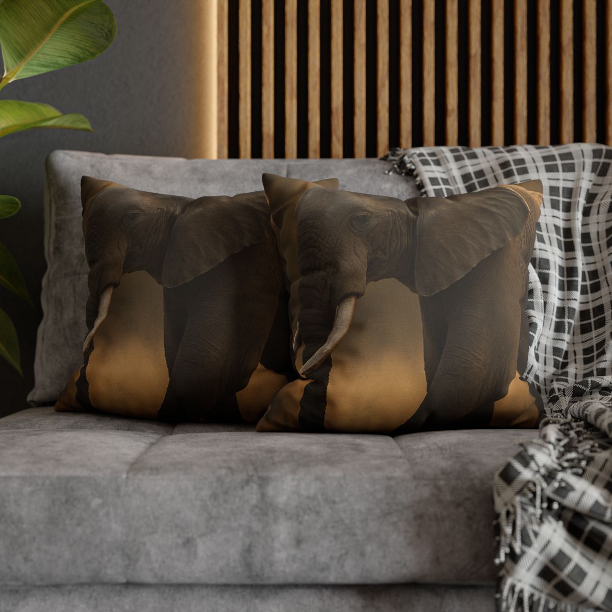 Savannah Sentinel Elephant unique gift pillow cases