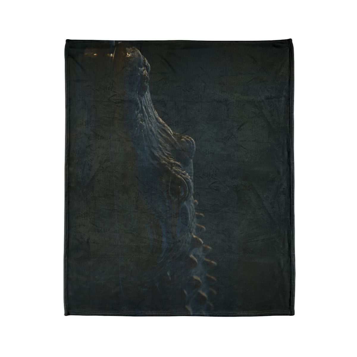 Moonlit Stillness American Alligator soft fleece blankets