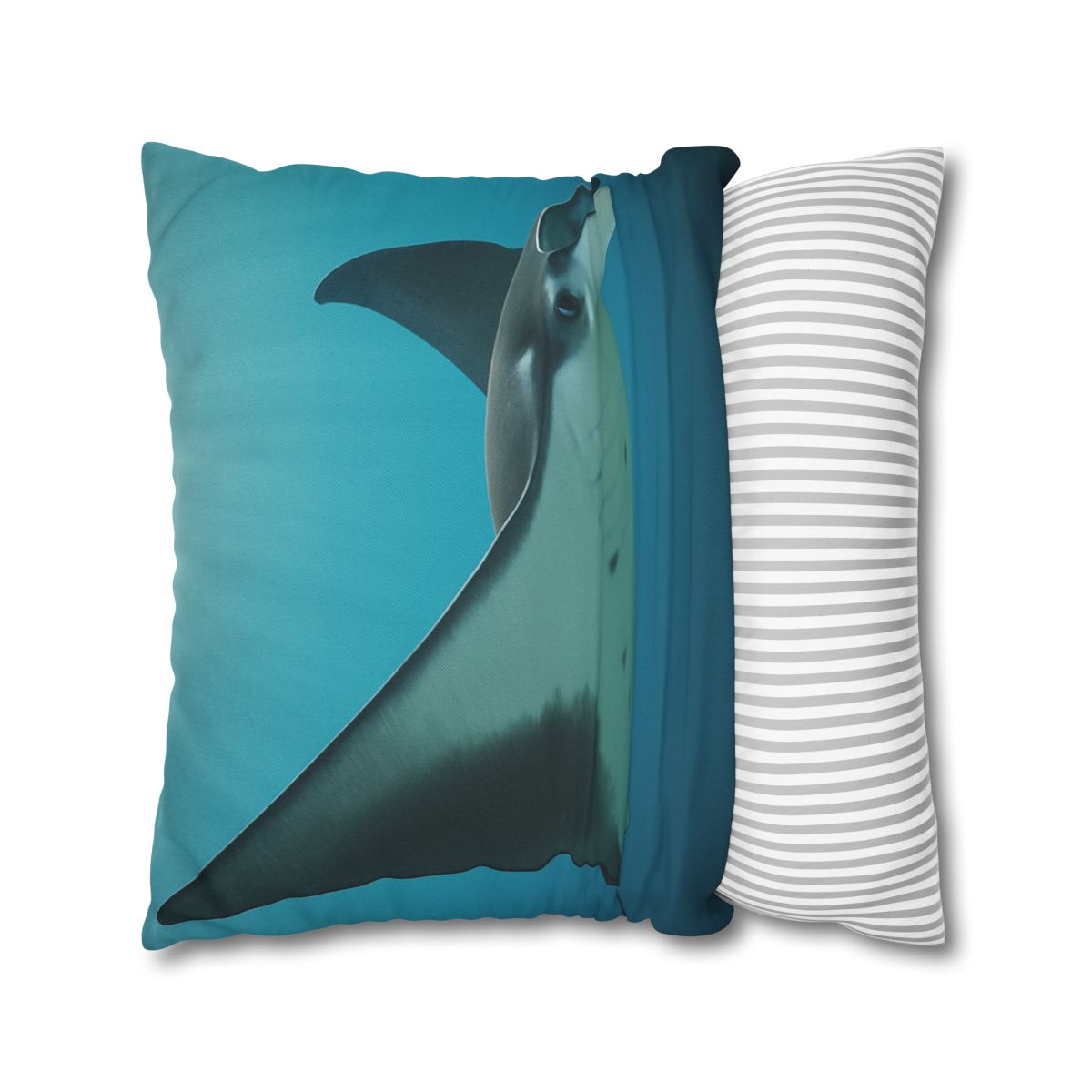 Tidal Wings Reef Manta Ray unique gift pillow cases