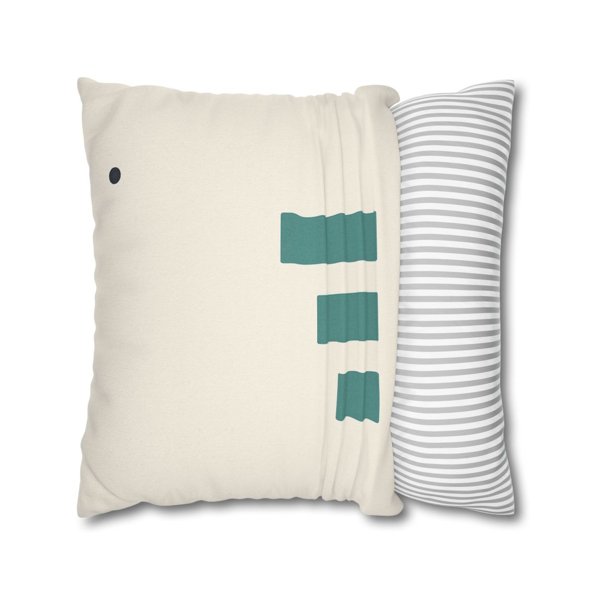 Sloping Trio With Distant Dot designer print pillow cases