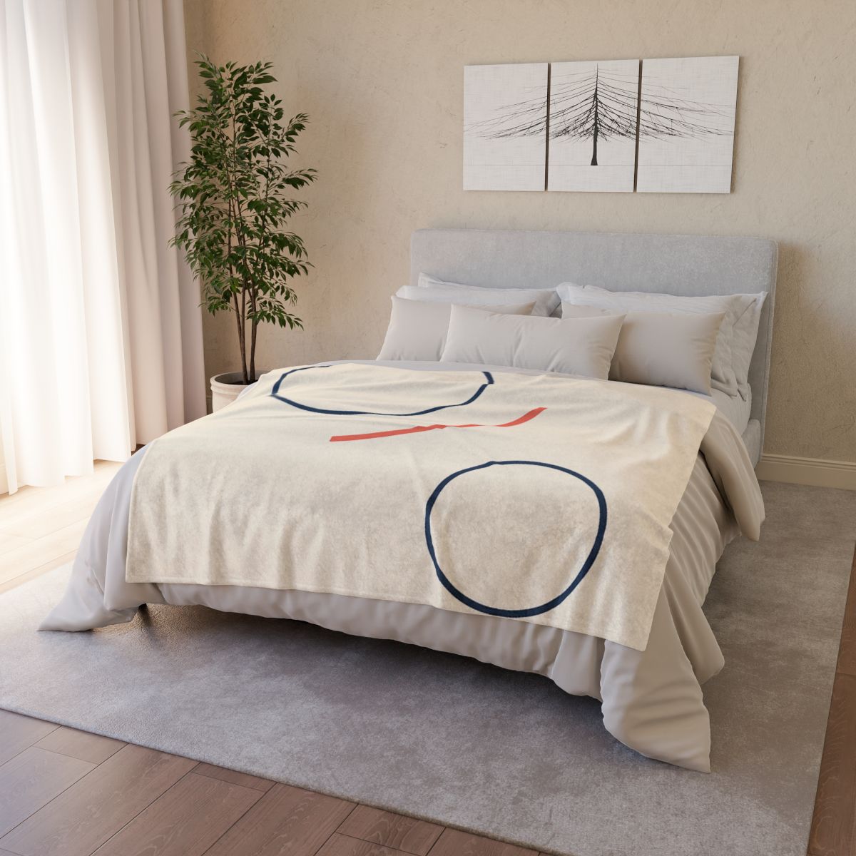 Orbit Gap Circle Pair trendy patterned blankets