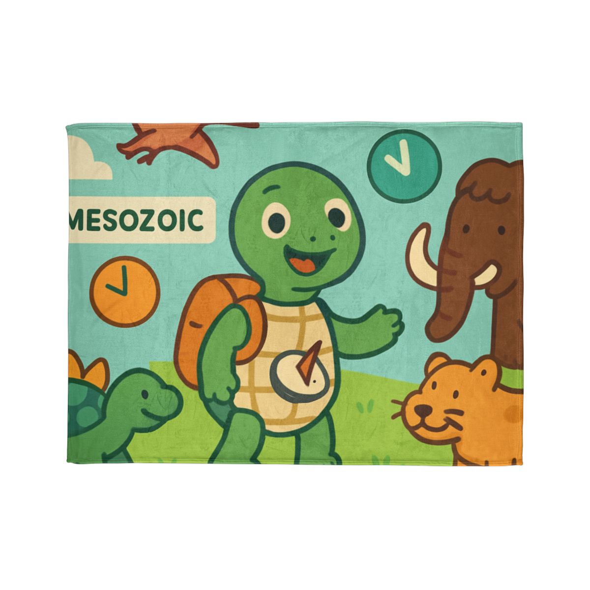 Time-Traveling Tortoise warm winter blankets