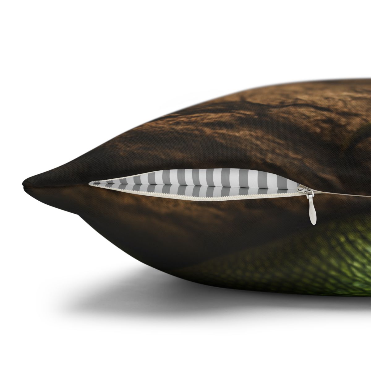 Verdant Gaze Green Iguana soft cotton pillow cases