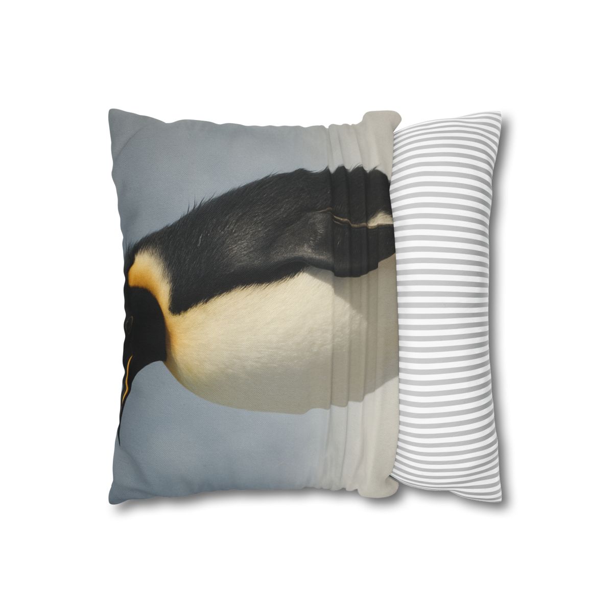 Glacier Gleam Emperor Penguin designer print pillow cases