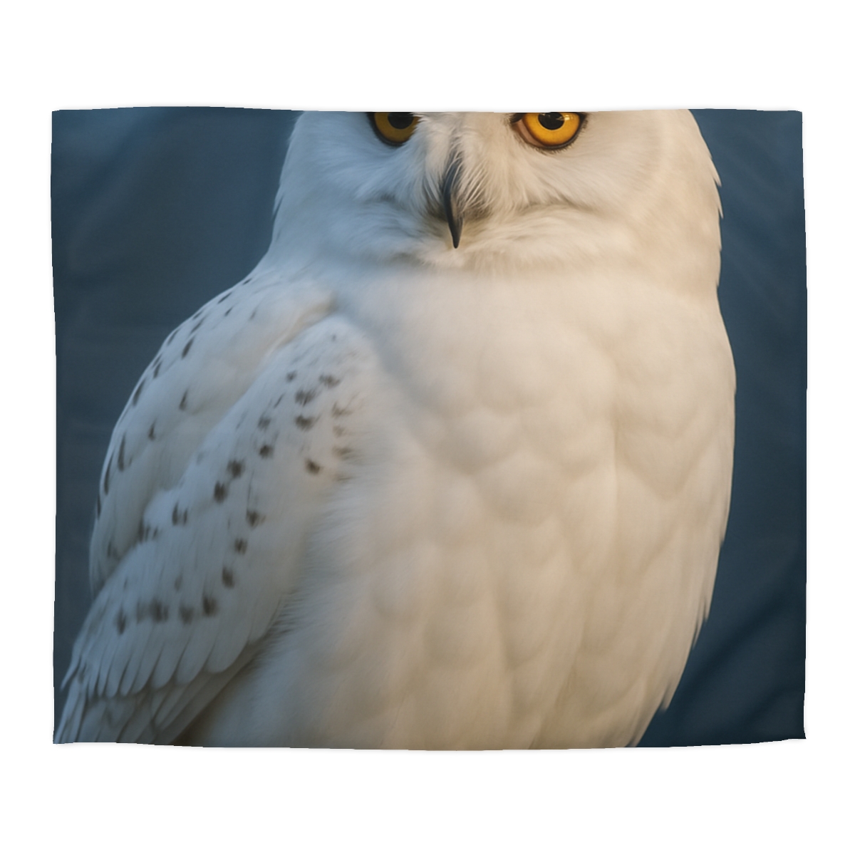 Twilight Watcher Snowy Owl warm winter duvets