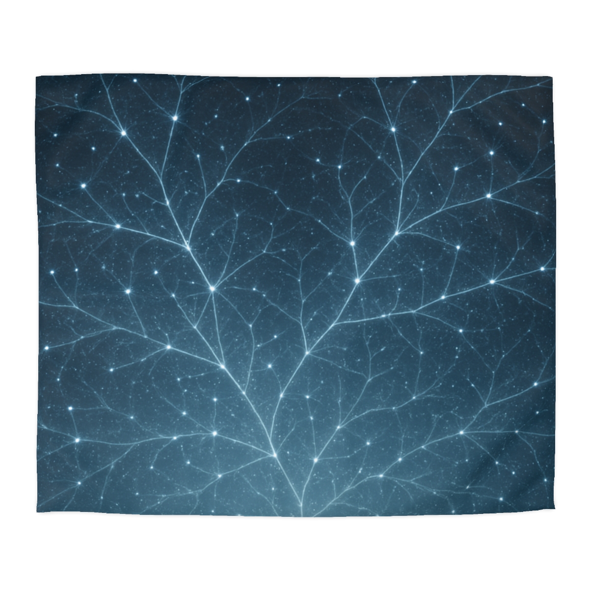 Starlit Fractal Canopy duvets for gifts