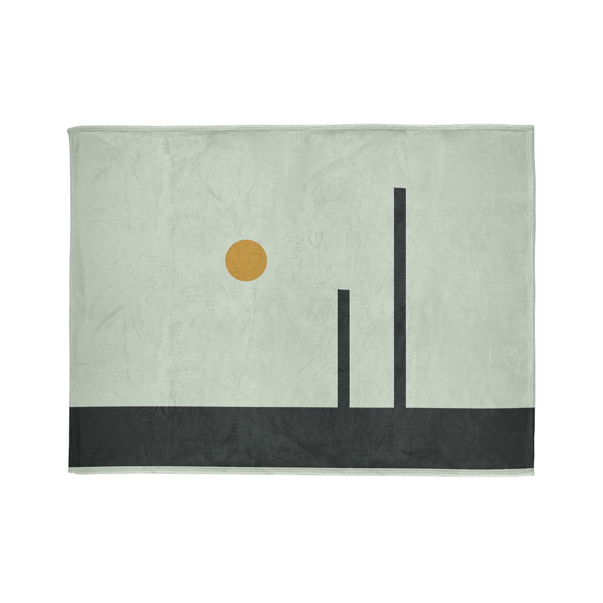 Low Horizon Bar And Twin Posts decorative home blankets