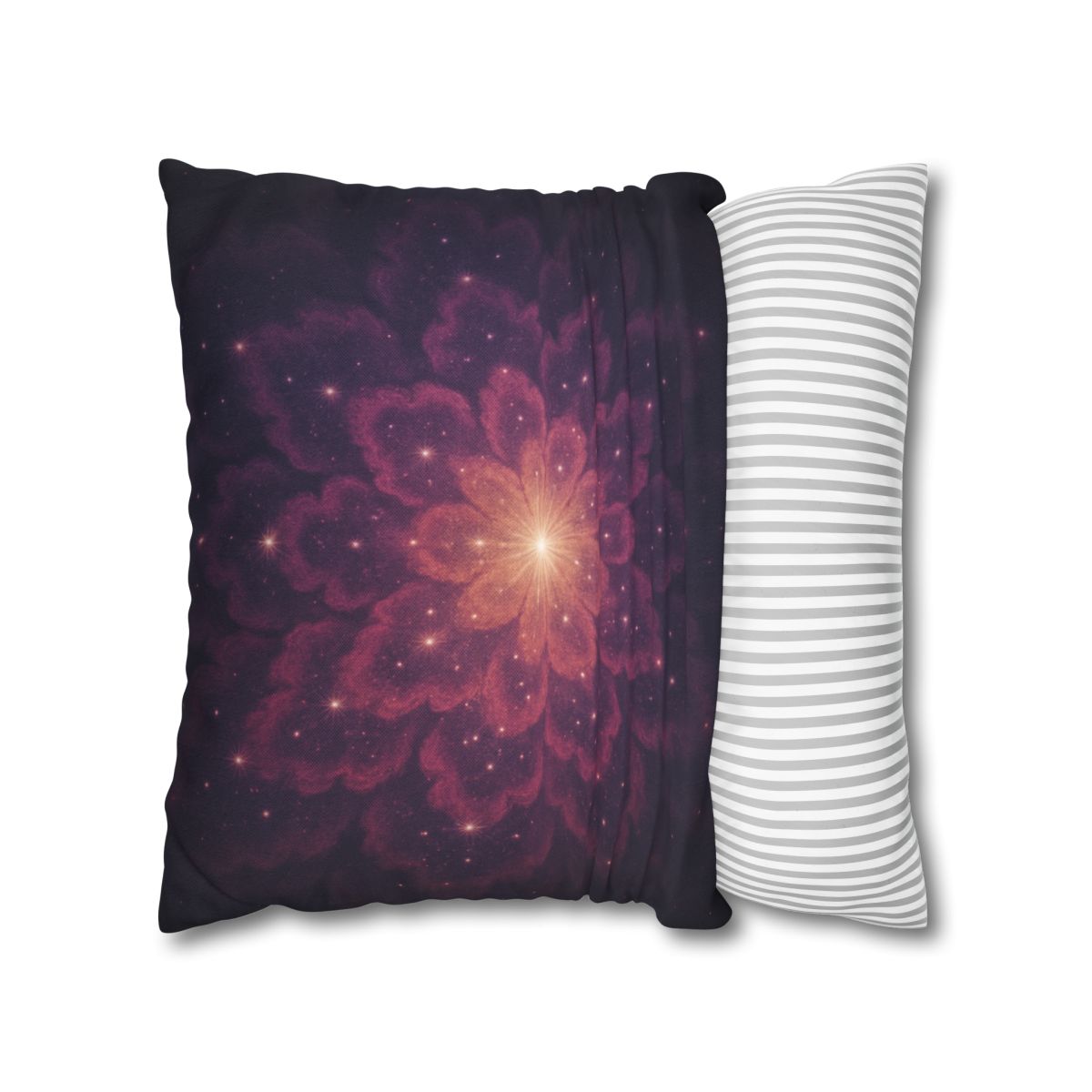 Starburst Fractal Bloom unique gift pillow cases