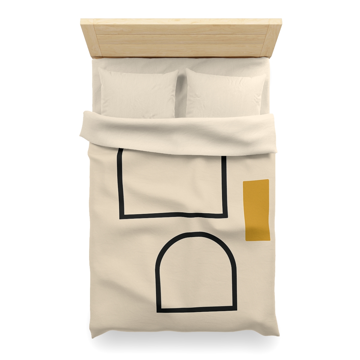 Arc Window Alignment designer printed duvets