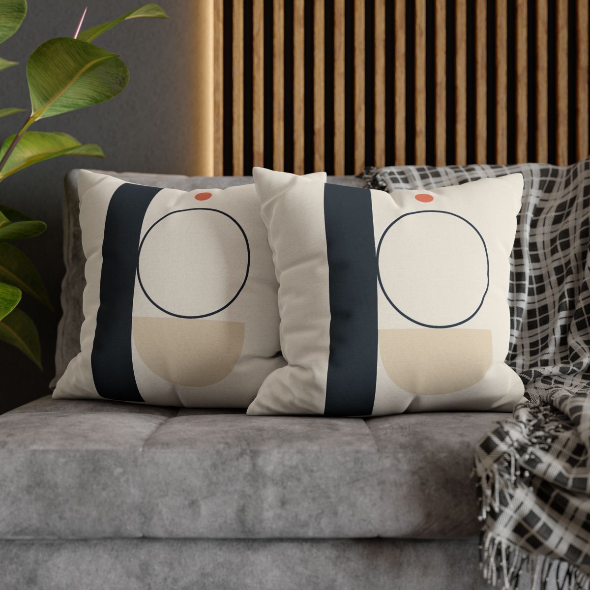 Quiet Column With Split Circle trendy patterned pillow cases