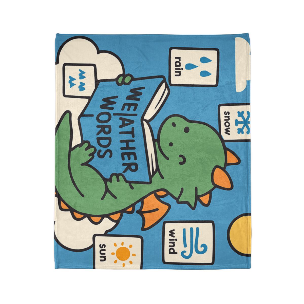 Cloud Library Dragon soft fleece blankets